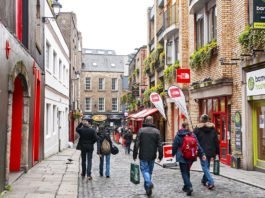 Walking in Dublin