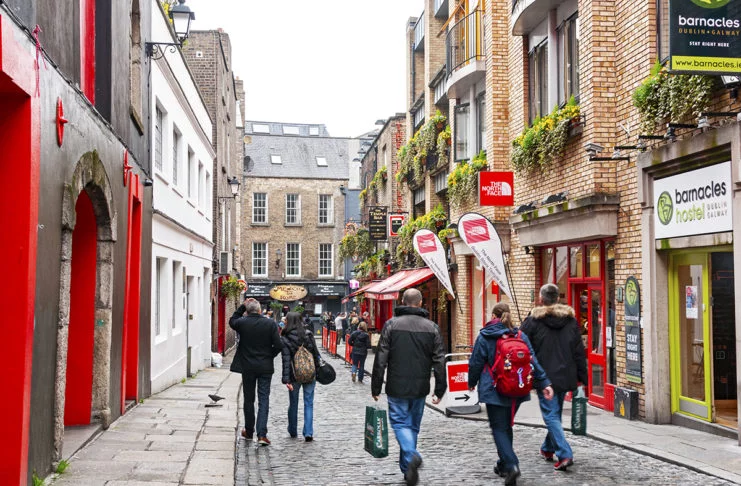 Walking in Dublin