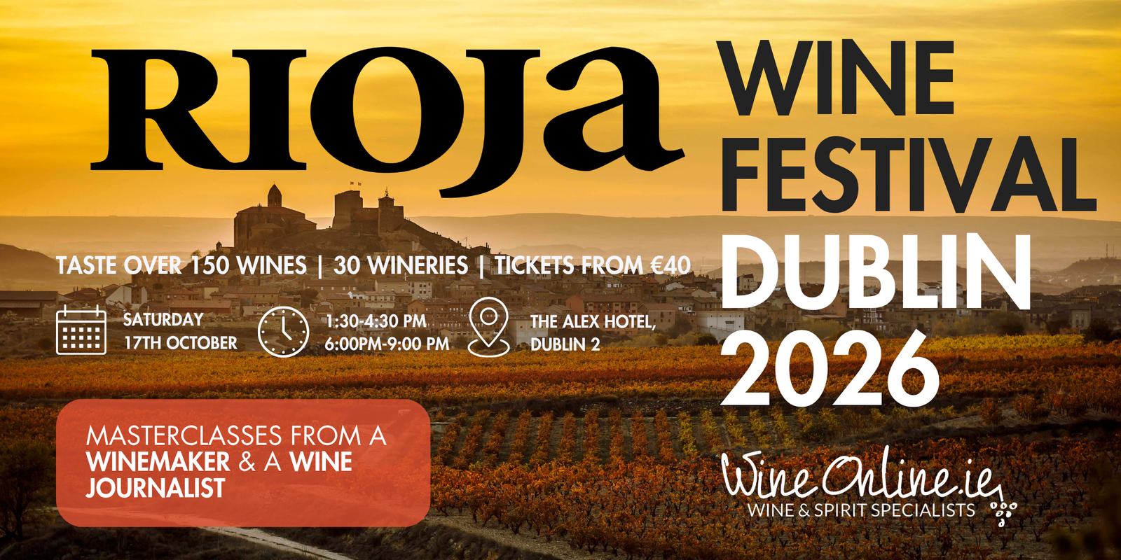 The Rioja Wine Festival 2026 by WineOnline.ie